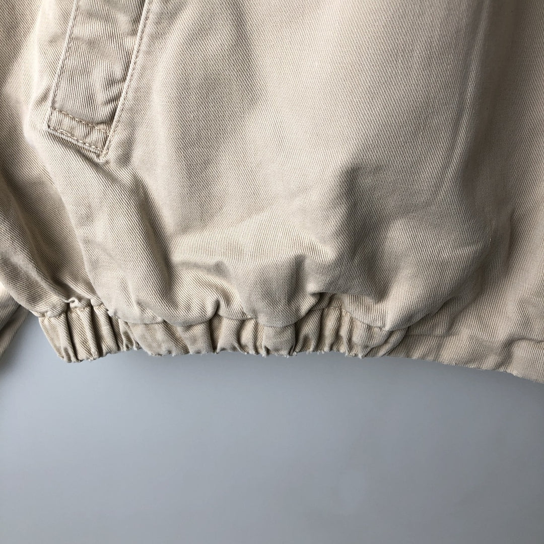 90'S Ralph Lauren POLO by Ralph Lauren Swing Top Sports Jacket Made in USA Men's L size cotton Beige type Vintage Second Hand
