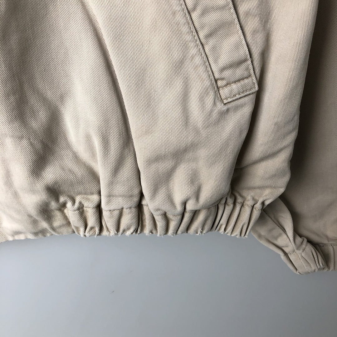 90'S Ralph Lauren POLO by Ralph Lauren Swing Top Sports Jacket Made in USA Men's L size cotton Beige type Vintage Second Hand