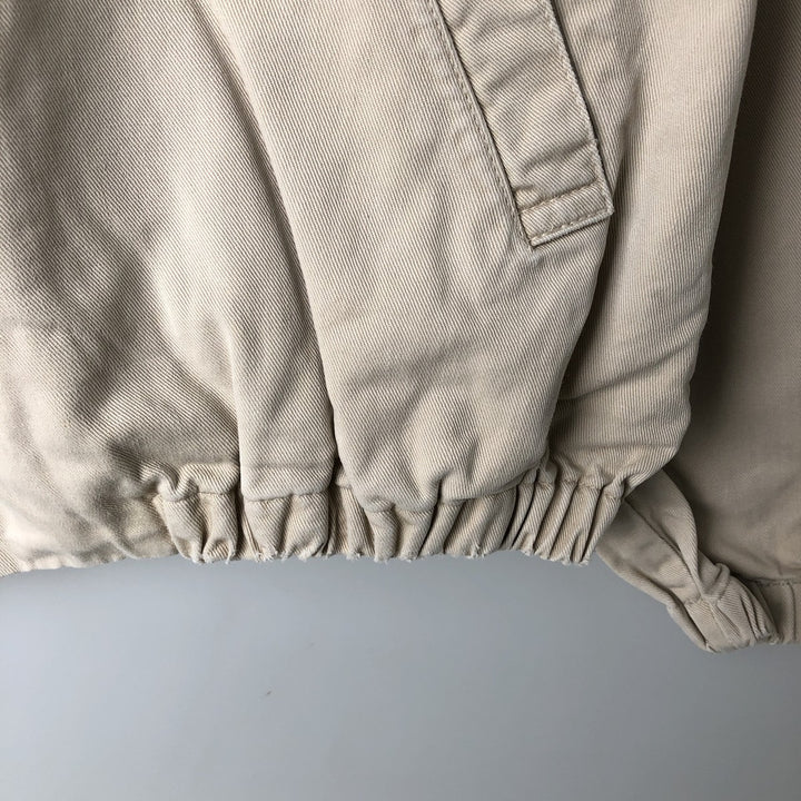 90'S Ralph Lauren POLO by Ralph Lauren Swing Top Sports Jacket Made in USA Men's L size cotton Beige type Vintage Second Hand
