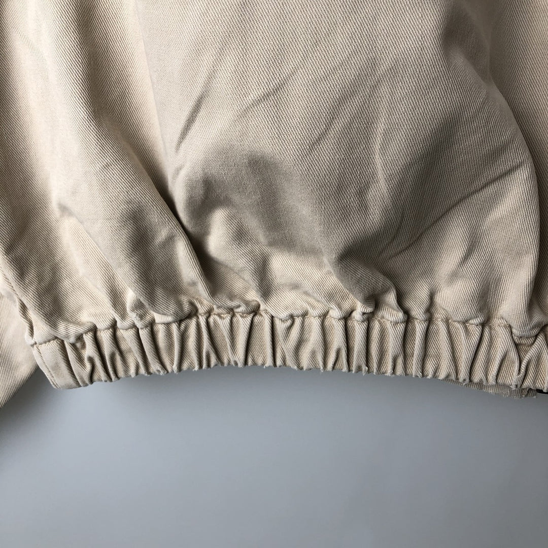 90'S Ralph Lauren POLO by Ralph Lauren Swing Top Sports Jacket Made in USA Men's L size cotton Beige type Vintage Second Hand