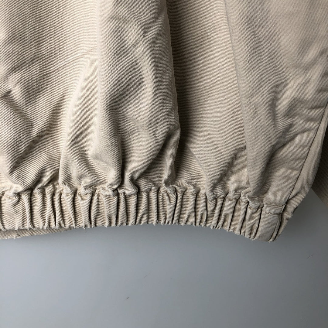 90'S Ralph Lauren POLO by Ralph Lauren Swing Top Sports Jacket Made in USA Men's L size cotton Beige type Vintage Second Hand