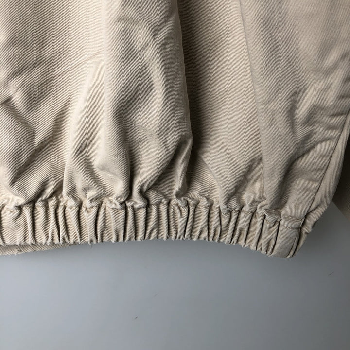 90'S Ralph Lauren POLO by Ralph Lauren Swing Top Sports Jacket Made in USA Men's L size cotton Beige type Vintage Second Hand