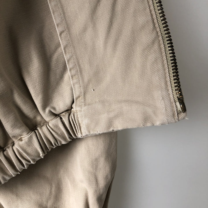 90'S Ralph Lauren POLO by Ralph Lauren Swing Top Sports Jacket Made in USA Men's L size cotton Beige type Vintage Second Hand