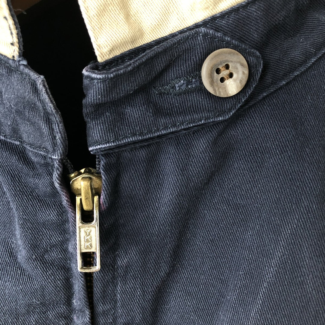 Ralph Lauren POLO by Ralph Lauren Swing Top Sports Jacket Men's L size cotton navy blue type Vintage Second Hand