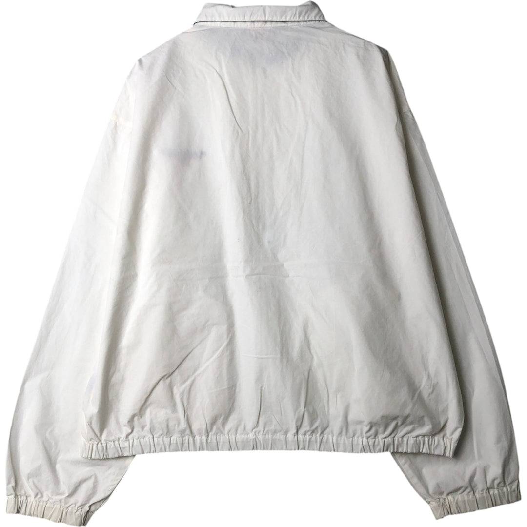 Ralph Lauren POLO SPORT Swing Top Sports Jacket, Men's Size XL (approx.) cotton white type Vintage Second Hand