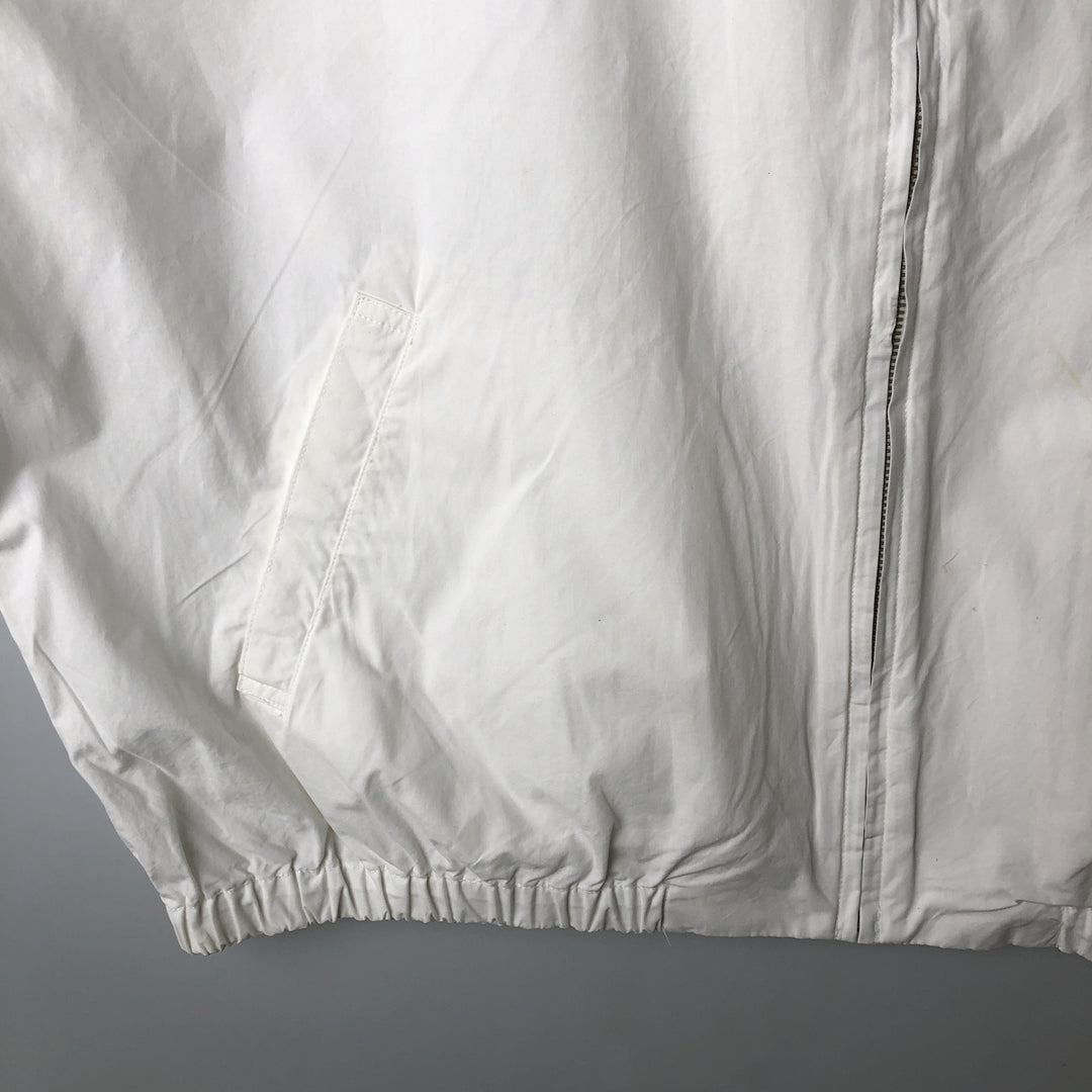 Ralph Lauren POLO SPORT Swing Top Sports Jacket, Men's Size XL (approx.) cotton white type Vintage Second Hand