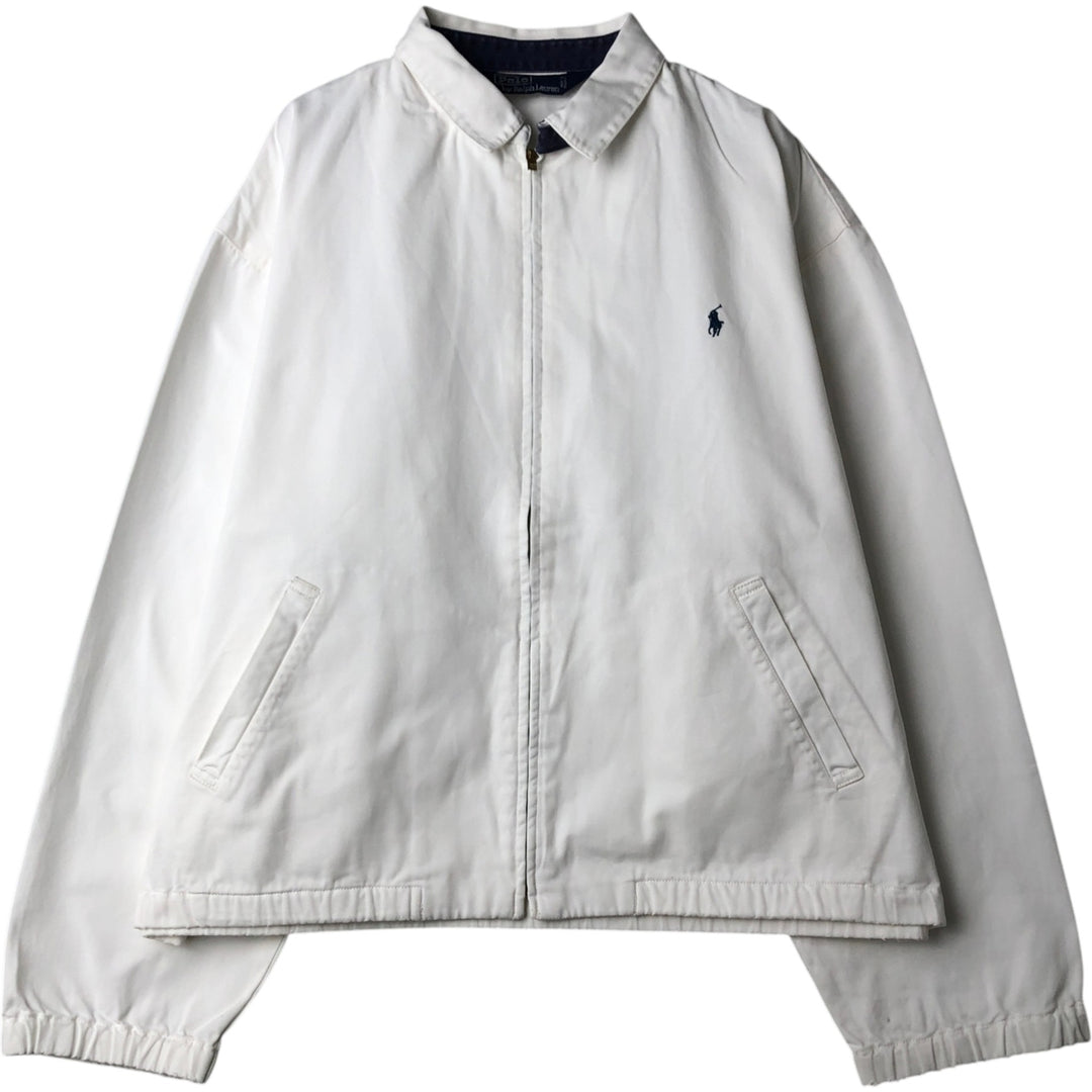 Ralph Lauren POLO by Ralph Lauren Swing Top Sports Jacket Men's XL cotton white type Vintage Second Hand