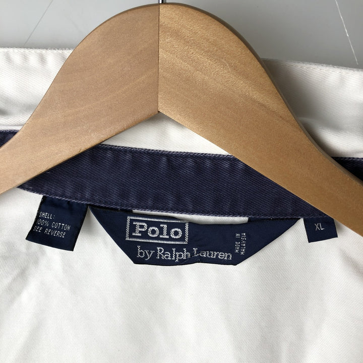 Ralph Lauren POLO by Ralph Lauren Swing Top Sports Jacket Men's XL cotton white type Vintage Second Hand