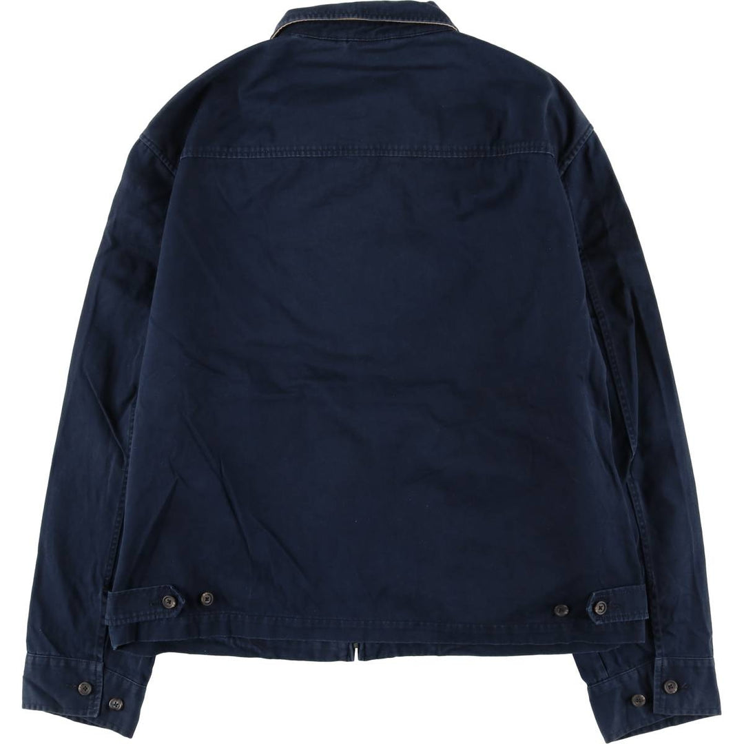 Ralph Lauren POLO by Ralph Lauren Swing Top Sports Jacket Men's XL cotton navy blue type Vintage Second Hand