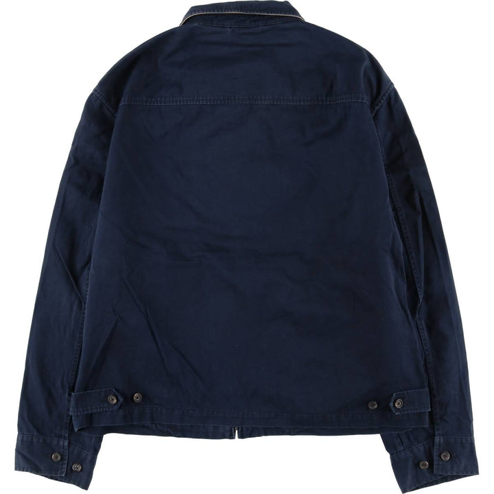 Ralph Lauren POLO by Ralph Lauren Swing Top Sports Jacket Men's XL cotton navy blue type Vintage Second Hand