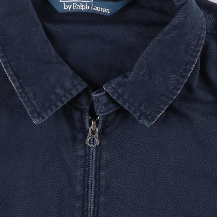 Ralph Lauren POLO by Ralph Lauren Swing Top Sports Jacket Men's XL cotton navy blue type Vintage Second Hand