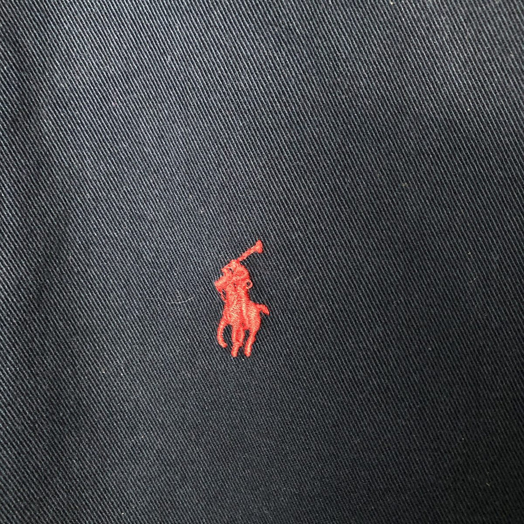 Ralph Lauren POLO by Ralph Lauren Swing Top Sports Jacket Men's L size cotton navy blue type Vintage Second Hand