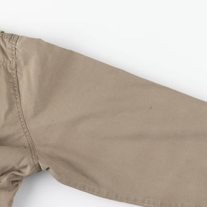 90'S J.Crew Hunting Jacket, Men's Size XL (approx.) cotton Beige type Vintage Second Hand