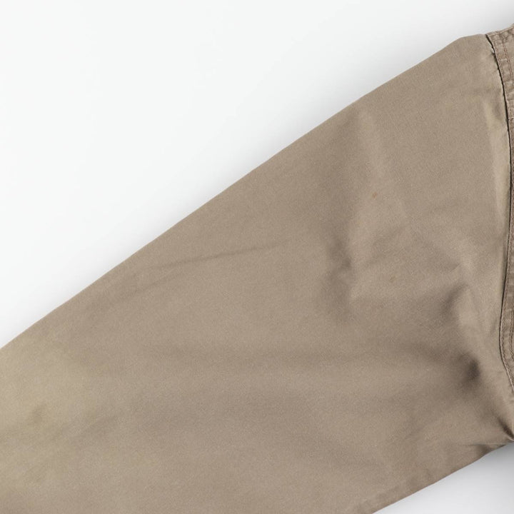 90'S J.Crew Hunting Jacket, Men's Size XL (approx.) cotton Beige type Vintage Second Hand