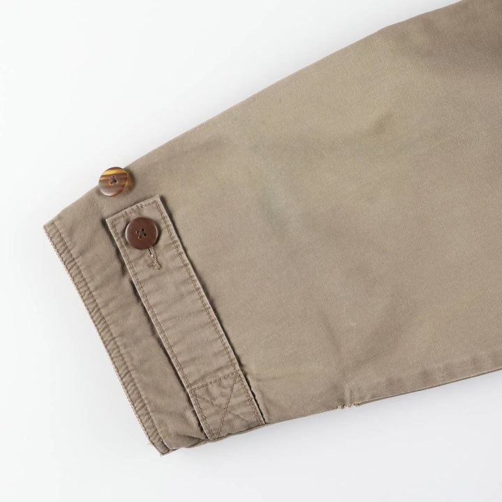 90'S J.Crew Hunting Jacket, Men's Size XL (approx.) cotton Beige type Vintage Second Hand