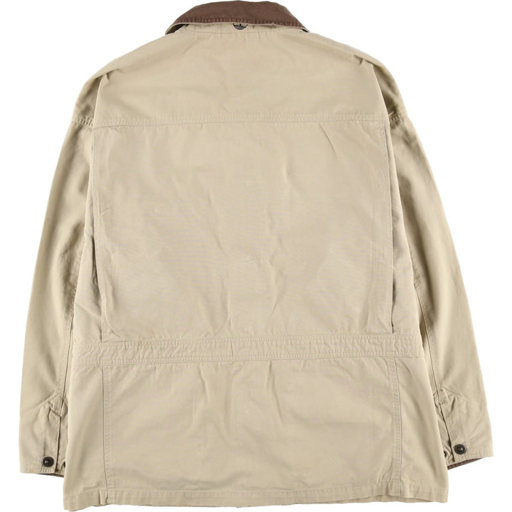 1990'S Timberland Weathergear Rugged Wear Hunting Jacket, Men's Size XL (approx.), Vintage cotton Beige type Vintage Second Hand