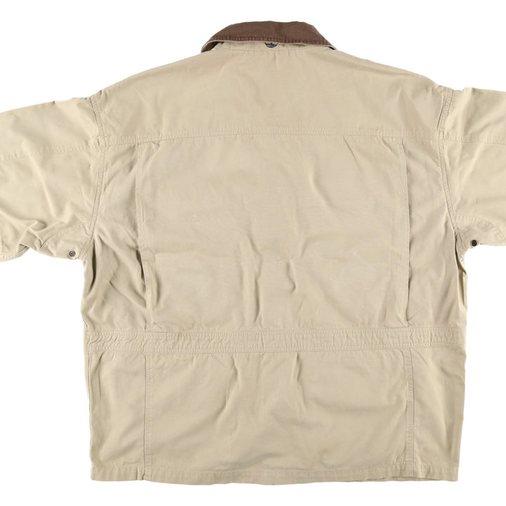 1990'S Timberland Weathergear Rugged Wear Hunting Jacket, Men's Size XL (approx.), Vintage cotton Beige type Vintage Second Hand