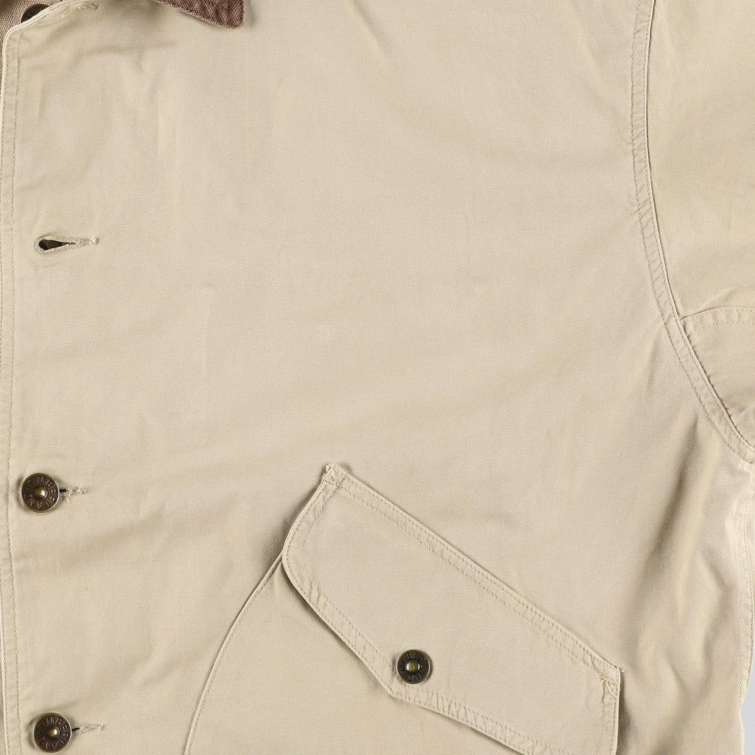 1990'S Timberland Weathergear Rugged Wear Hunting Jacket, Men's Size XL (approx.), Vintage cotton Beige type Vintage Second Hand