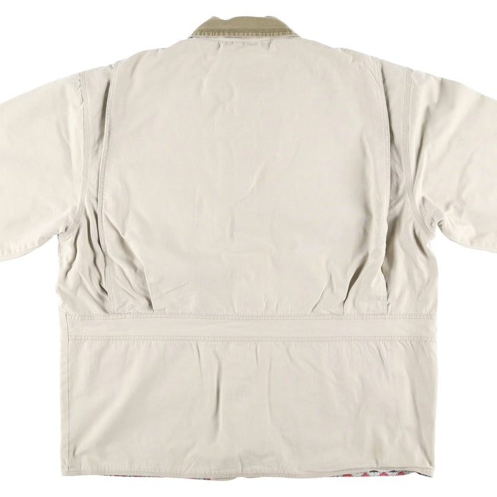 1990'S Woolrich Hunting Jacket, Men's Size XL (approx.), Vintage cotton unbleached Vintage Second Hand