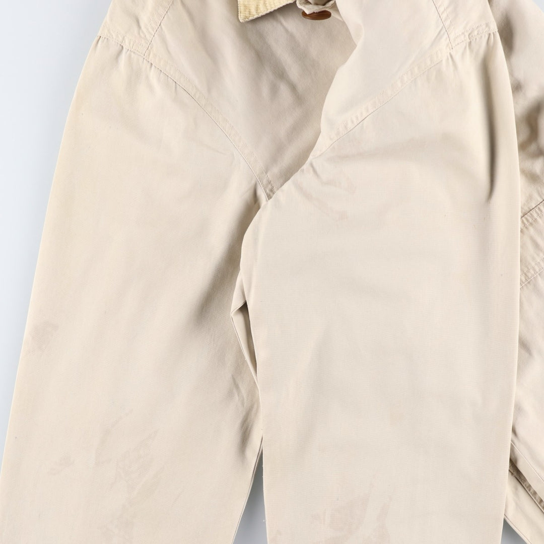 90'S J.Crew Vintage Hunting Jacket, Men's Size Medium cotton unbleached Vintage Second Hand