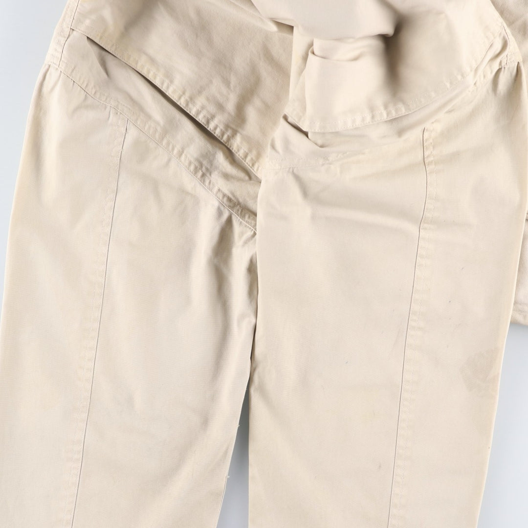 90'S J.Crew Vintage Hunting Jacket, Men's Size Medium cotton unbleached Vintage Second Hand