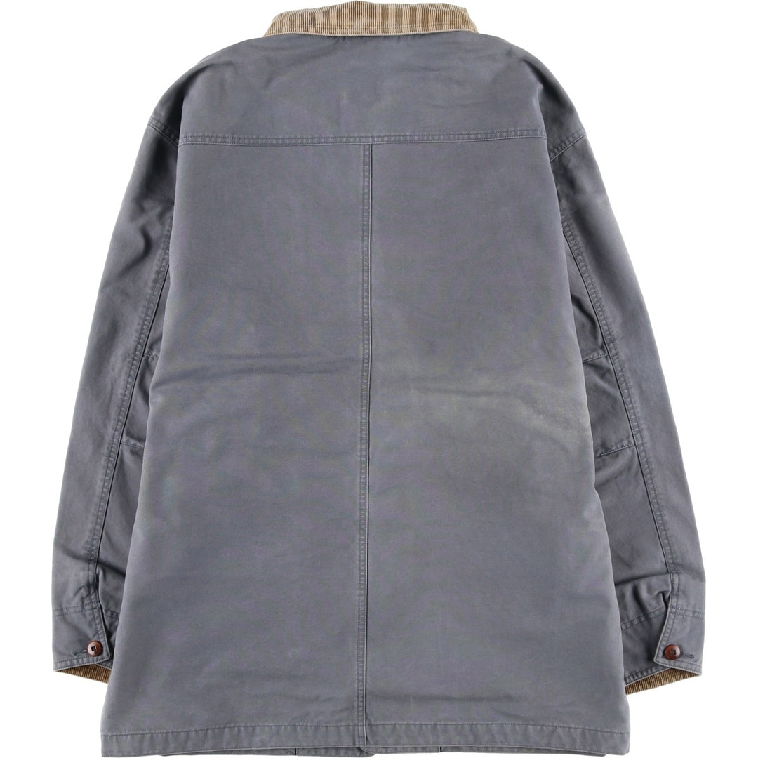 90s-00'S LLBean Duck Hunting Jacket, Men's Size L, Vintage cotton gray type Vintage Second Hand