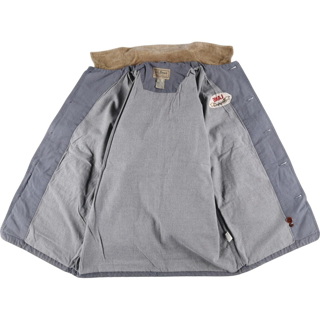 90s-00'S LLBean Duck Hunting Jacket, Men's Size L, Vintage cotton gray type Vintage Second Hand