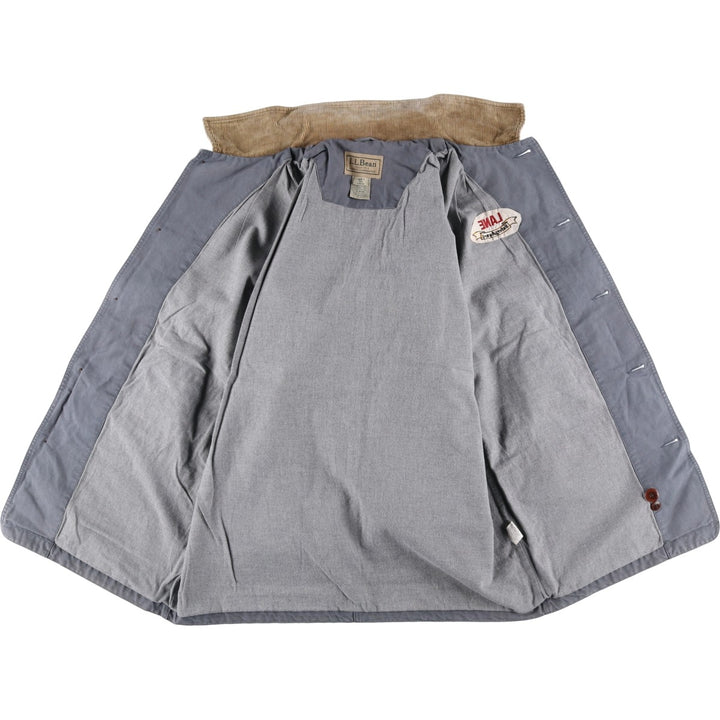 90s-00'S LLBean Duck Hunting Jacket, Men's Size L, Vintage cotton gray type Vintage Second Hand