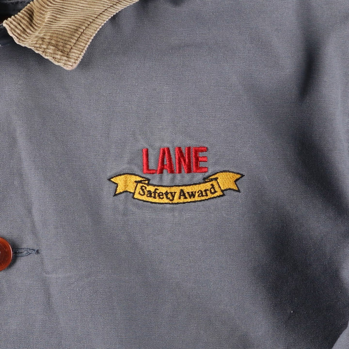 90s-00'S LLBean Duck Hunting Jacket, Men's Size L, Vintage cotton gray type Vintage Second Hand