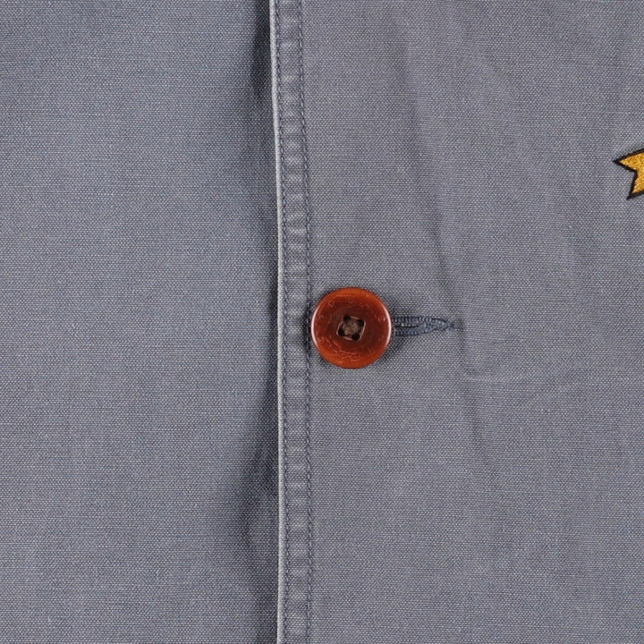90s-00'S LLBean Duck Hunting Jacket, Men's Size L, Vintage cotton gray type Vintage Second Hand