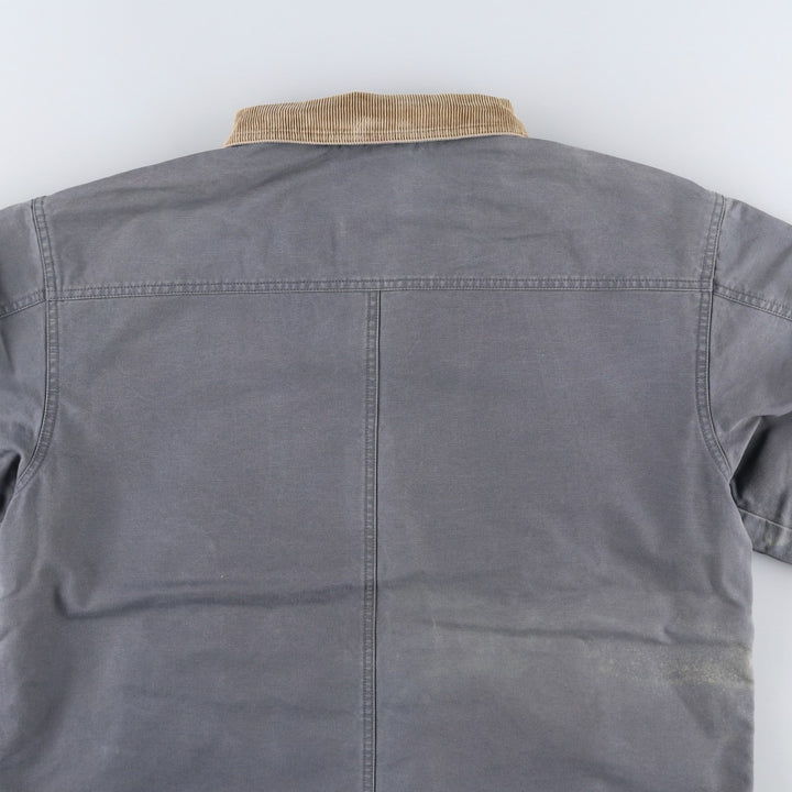 90s-00'S LLBean Duck Hunting Jacket, Men's Size L, Vintage cotton gray type Vintage Second Hand