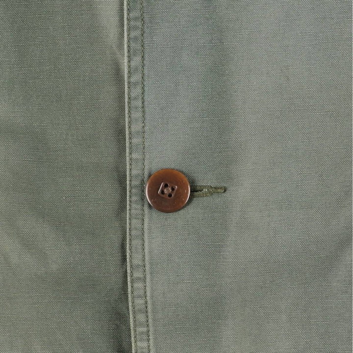 90s-00'S LLBean Hunting Jacket, Men's Size L (approx.), Vintage cotton Khaki type Vintage Second Hand