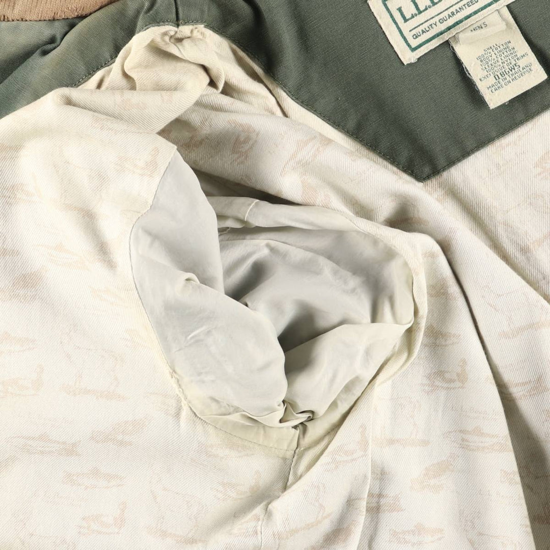 90s-00'S LLBean Hunting Jacket, Men's Size L (approx.), Vintage cotton Khaki type Vintage Second Hand