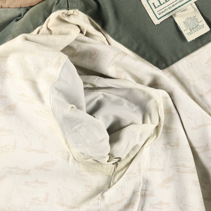 90s-00'S LLBean Hunting Jacket, Men's Size L (approx.), Vintage cotton Khaki type Vintage Second Hand
