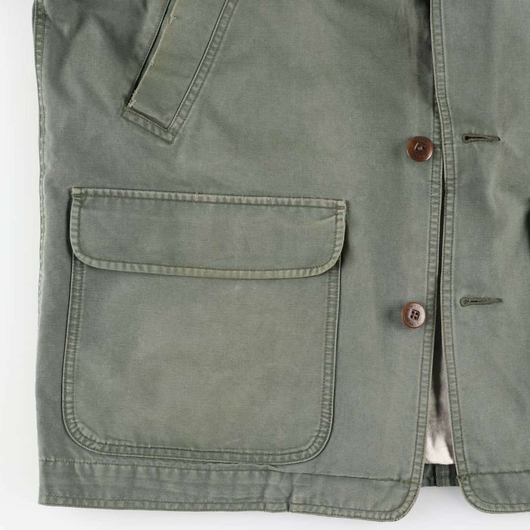 90s-00'S LLBean Hunting Jacket, Men's Size L (approx.), Vintage cotton Khaki type Vintage Second Hand