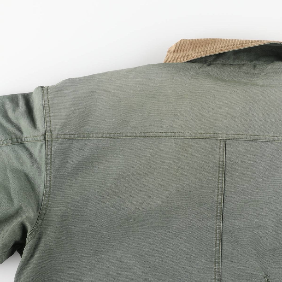 90s-00'S LLBean Hunting Jacket, Men's Size L (approx.), Vintage cotton Khaki type Vintage Second Hand