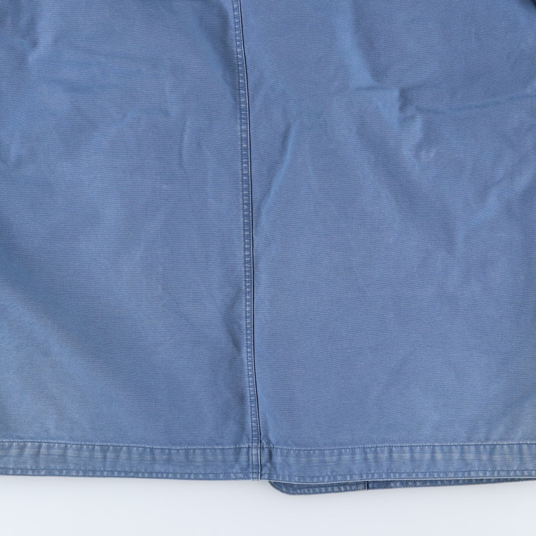 90s-00'S LLBean Duck Hunting Jacket, Men's XL equivalent, Vintage cotton navy blue type Vintage Second Hand