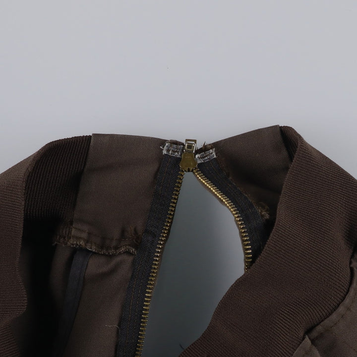 70s-80'S Red Kap Work Blouson, Made in USA, Men's XL equivalent, Vintage polyester brown type Vintage Second Hand