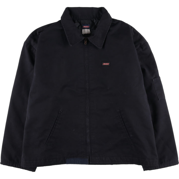 Dickies Eisenhower Jacket, padded work jacket, men's size XXL. polyester black type Vintage Second Hand