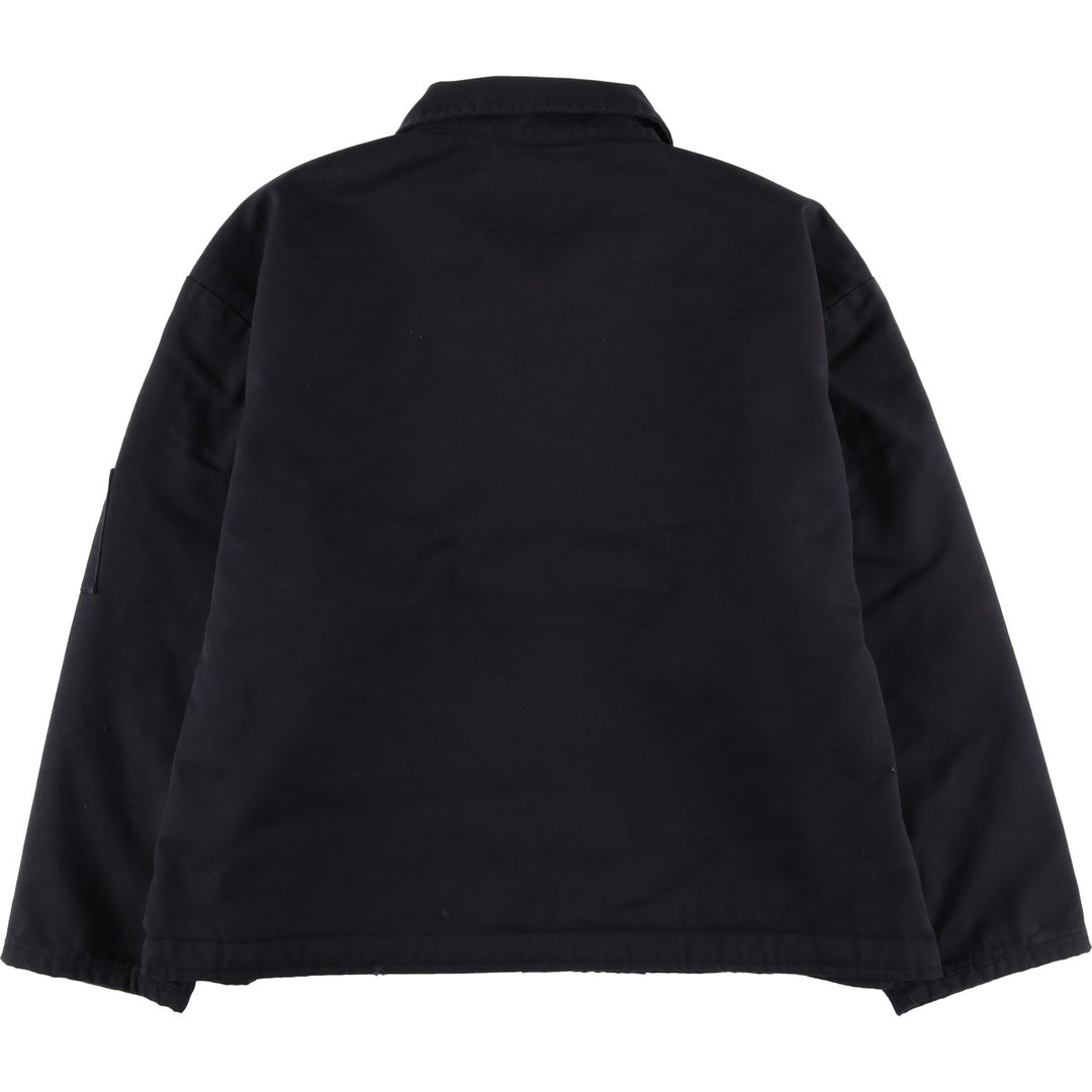 Dickies Eisenhower Jacket, padded work jacket, men's size XXL. polyester black type Vintage Second Hand