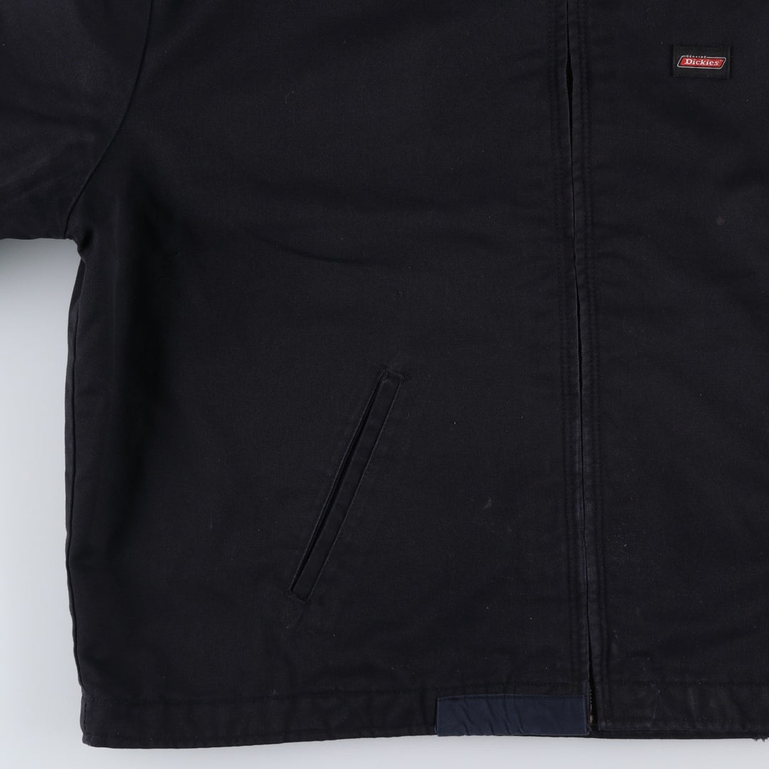 Dickies Eisenhower Jacket, padded work jacket, men's size XXL. polyester black type Vintage Second Hand