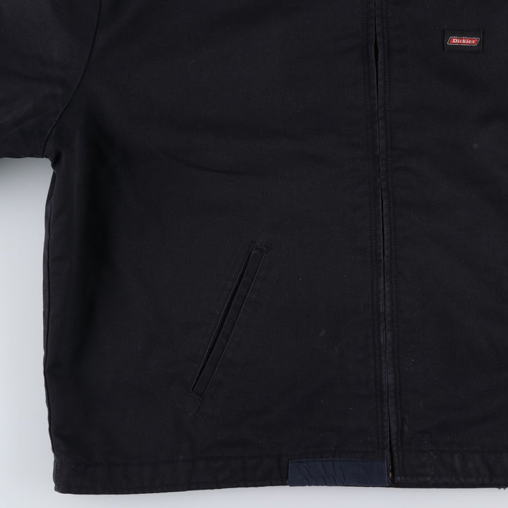 Dickies Eisenhower Jacket, padded work jacket, men's size XXL. polyester black type Vintage Second Hand