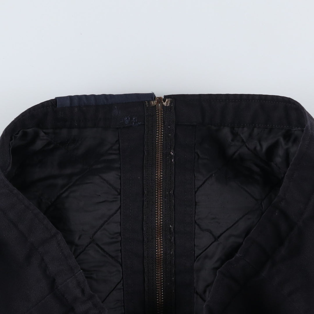 Dickies Eisenhower Jacket, padded work jacket, men's size XXL. polyester black type Vintage Second Hand