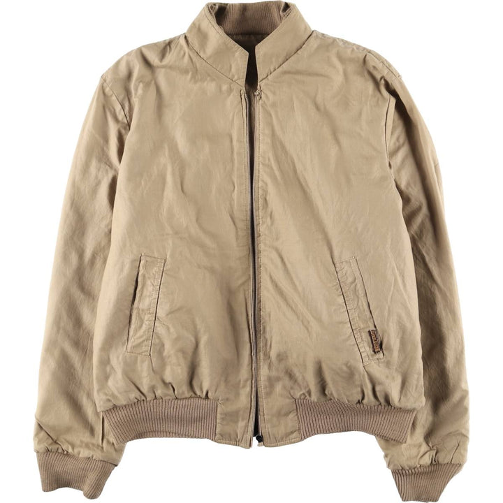SUPER DICKE Reversible Corduroy Jacket, Made in Italy, Men's Size M (approx.) polyester beige type brown Vintage Second Hand