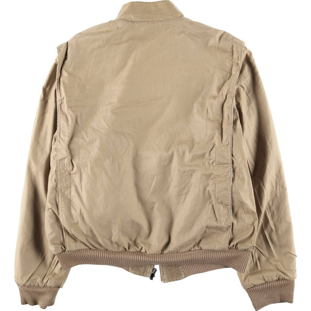 SUPER DICKE Reversible Corduroy Jacket, Made in Italy, Men's Size M (approx.) polyester beige type brown Vintage Second Hand