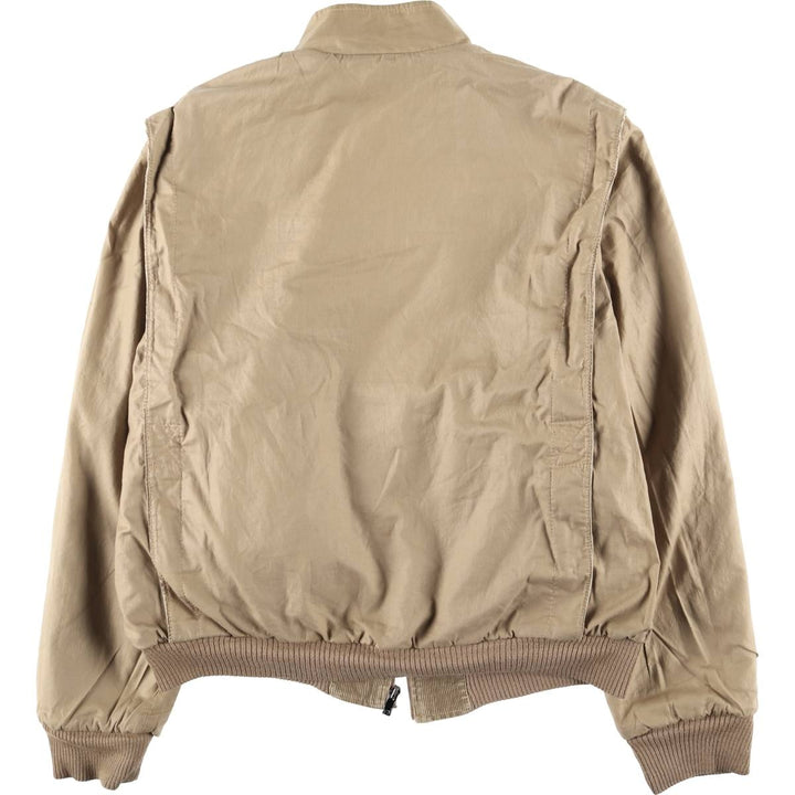 SUPER DICKE Reversible Corduroy Jacket, Made in Italy, Men's Size M (approx.) polyester beige type brown Vintage Second Hand