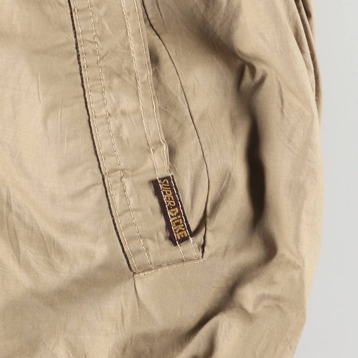 SUPER DICKE Reversible Corduroy Jacket, Made in Italy, Men's Size M (approx.) polyester beige type brown Vintage Second Hand
