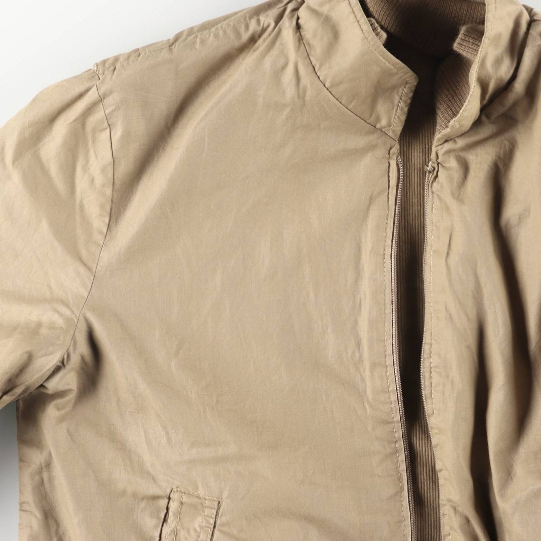 SUPER DICKE Reversible Corduroy Jacket, Made in Italy, Men's Size M (approx.) polyester beige type brown Vintage Second Hand