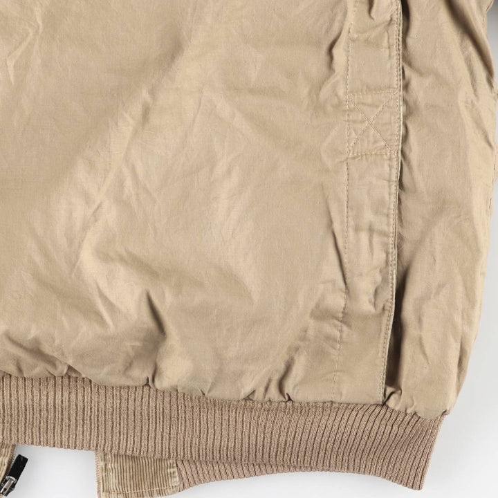 SUPER DICKE Reversible Corduroy Jacket, Made in Italy, Men's Size M (approx.) polyester beige type brown Vintage Second Hand