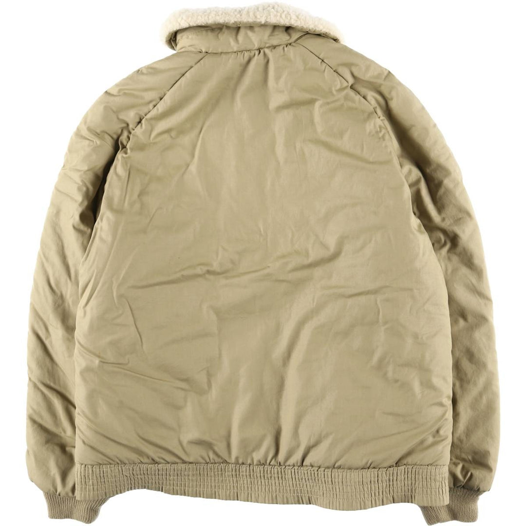 70s-80'S Sears JC Killy padded puffer jacket, men's size L equivalent, vintage. polyester Beige type Vintage Second Hand